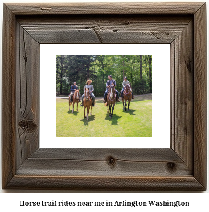 horse trail rides near me in Arlington, Washington